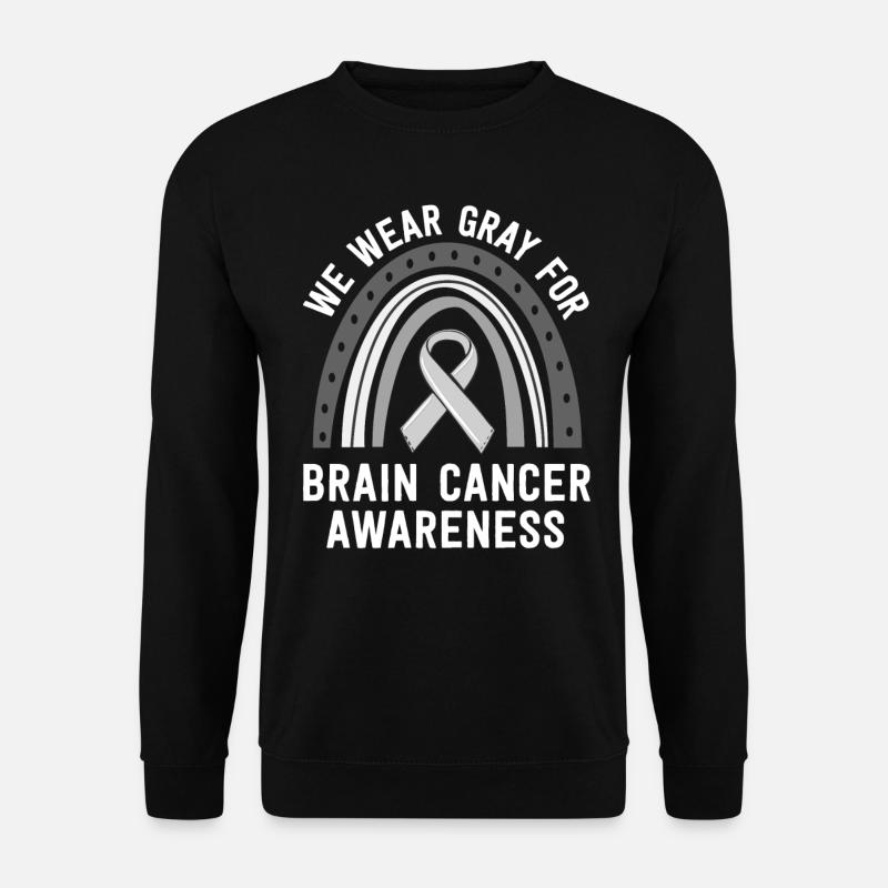 Wir tragen Gray Brain Cancer Awareness Matching - Unisex Pullover - Schwarz