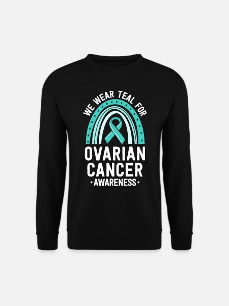 Wir tragen Teal Ovarian Cancer Awareness Matching - Unisex Pullover - Schwarz