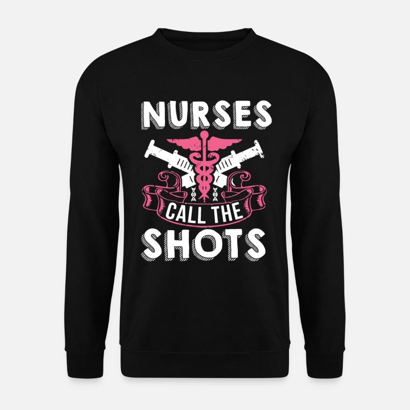 Krankenschwester zu den Spritzen - Unisex Pullover - Schwarz