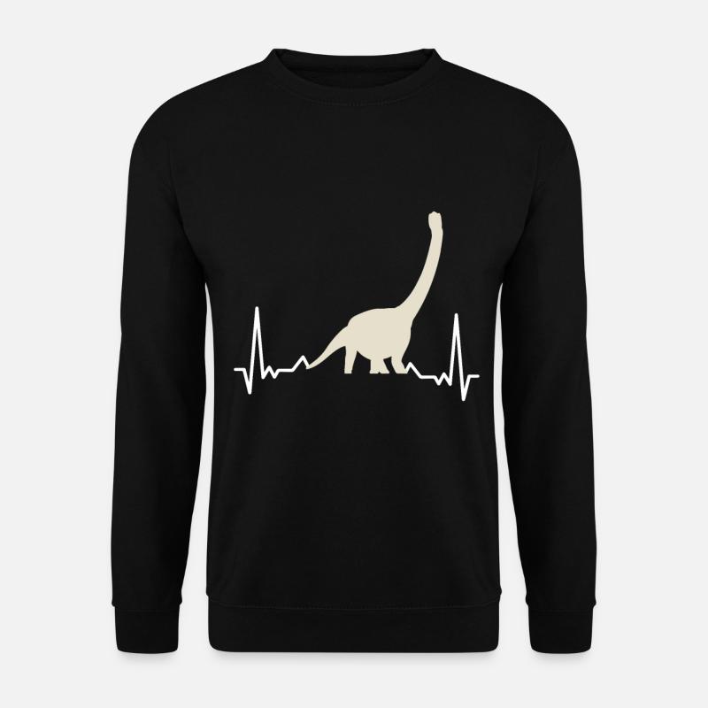 Stegosaur Dino Cretaceous Dinosaurs - Unisex Sweatshirt - black