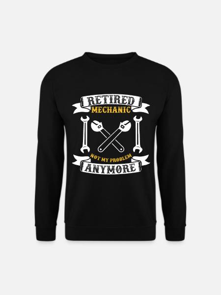 Retired Mechanic Retired Pension - Unisex Sweatshirt - black