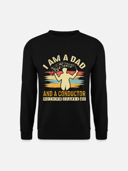 Dirigent Dad Konzert Orchester Musiker - Unisex Pullover - Schwarz
