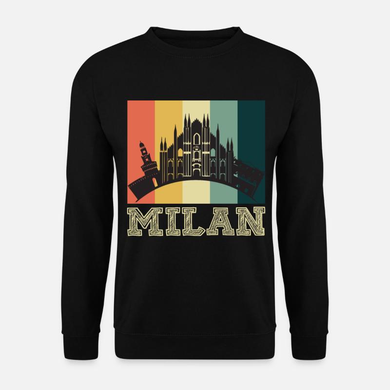 Mailänder Dom aus Mailand Italien - Unisex Pullover - Schwarz