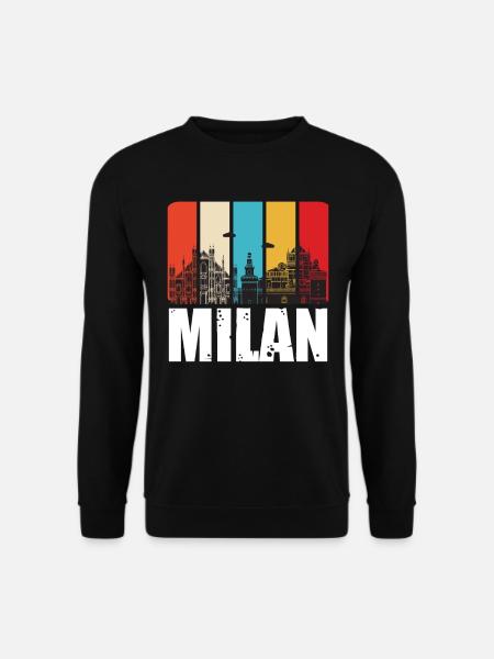 Milan Italie Cathédrale de Milan - Sweat-shirt Unisexe - noir