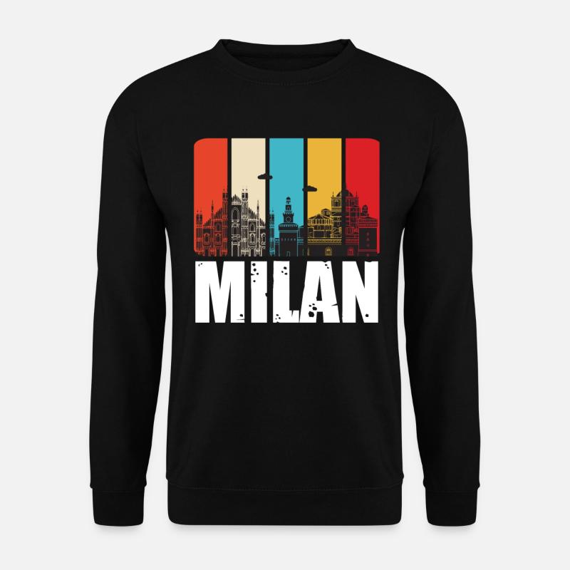 Mailand Italien Mailänder Dom - Unisex Pullover - Schwarz