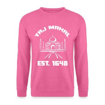 Taj Mahal 1648 Palais Inde Asie du Sud - Sweat-shirt Unisexe - rose - Devant