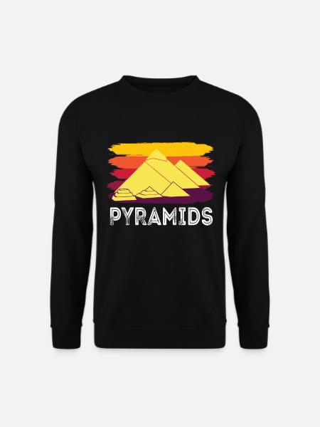 Gizeh Pyramide Ägypten Sphinx Anubis - Unisex Pullover - Schwarz