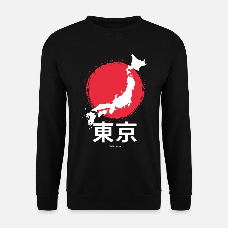 Japanisch Asien Tourist Tokyo Japan - Unisex Pullover - Schwarz