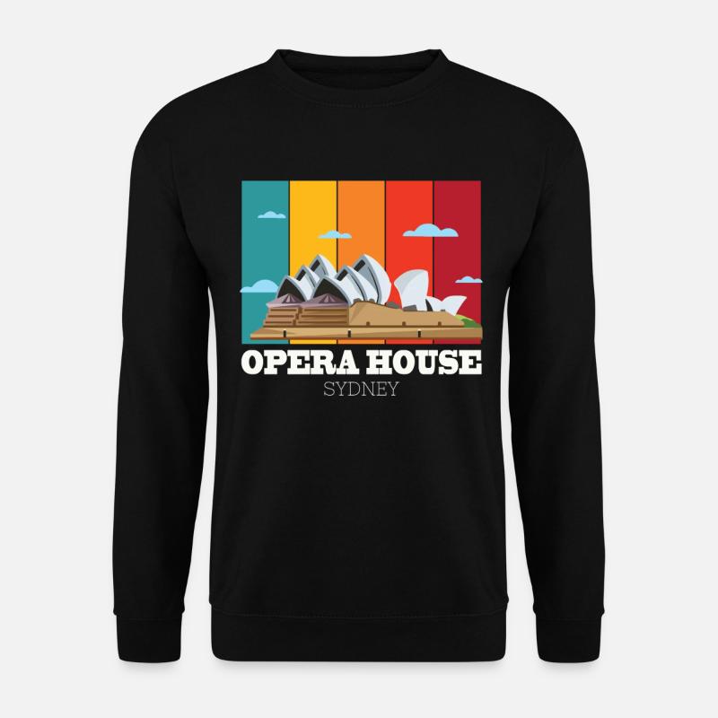Opernhaus Sydney Sinfonie Australien Konzert - Unisex Pullover - Schwarz