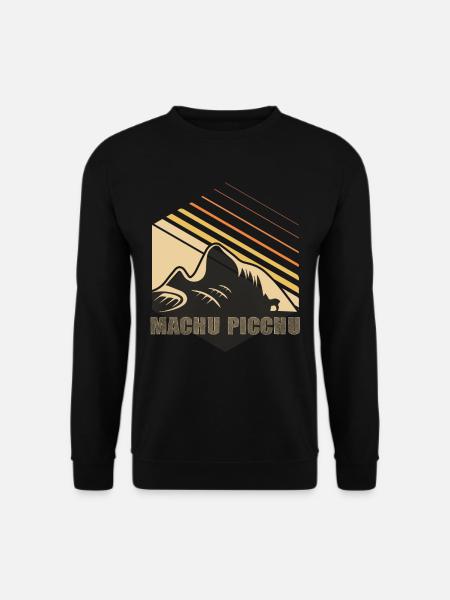 Machu Picchu Andes Pérou Vallée Inca - Sweat-shirt Unisexe - noir