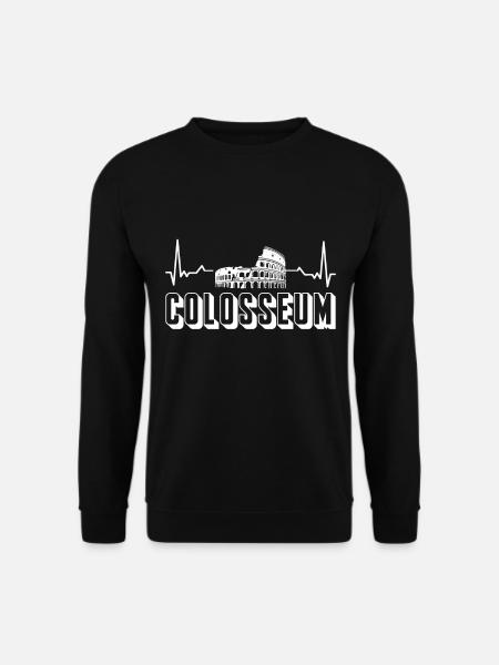 Kolosseum Herzschlag antikes Rom Gladiator - Unisex Pullover - Schwarz
