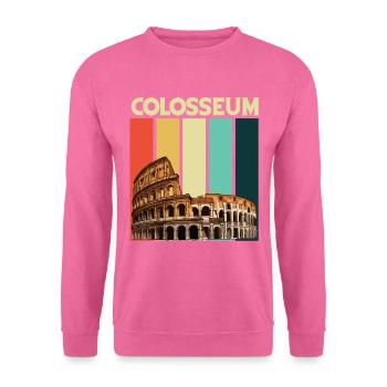 Kolosseum Gladiator Arena Römer Zweikampf - Unisex Pullover - Pink - Vorne