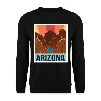 Arizona Grand Canyon Colorado River Camping - Sweat-shirt Unisexe - noir - Devant - Alina (178cm) & Michal (187cm)