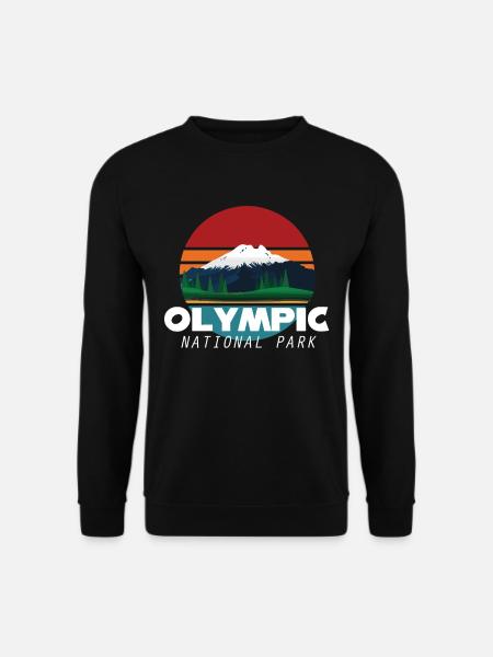 Nationalpark Olymp Washington Wildlife - Unisex Pullover - Schwarz