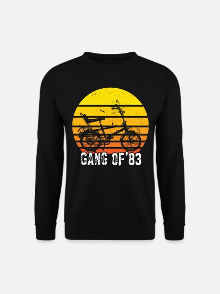 Bonanzarad Bonanza Bike Hipster Geburtstag 1980 - Unisex Pullover - Schwarz