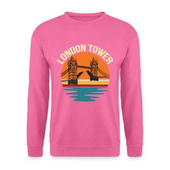 London Tower Themse UK England - Unisex Pullover - Pink - Vorne