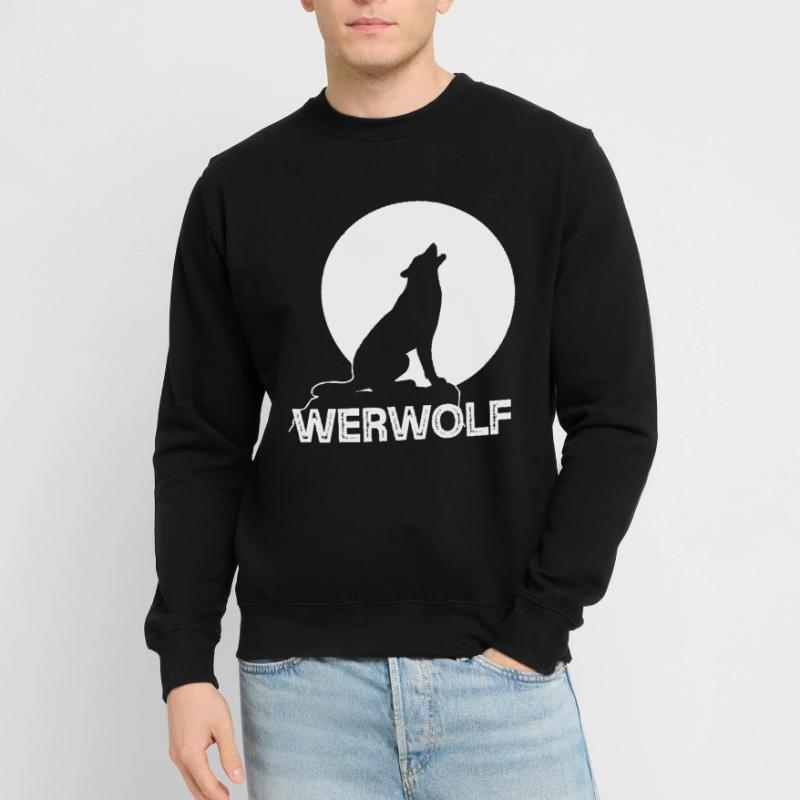 Werwolf Vollmond Wolf Wolfsrudel Unisex Pullover