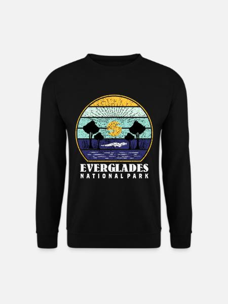 Everglades Nationalpark Florida Subtropisch - Unisex Pullover - Schwarz