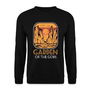 Parc National Gods Garden Souvenir Nature Lovers - Sweat-shirt Unisexe - noir - Devant - Alina (178cm) & Michal (187cm)