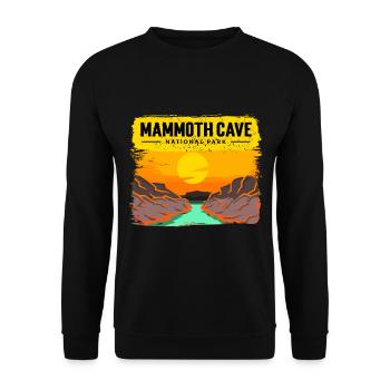 Parc national Cave Mammoth Cave Kentucky Souvenir - Sweat-shirt Unisexe - noir - Devant - Alina (178cm) & Michal (187cm)