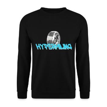 Hypermiling - Unisex Pullover - Schwarz - Vorne - Alina (178cm) & Michal (187cm)