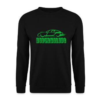 Hypermiling - Unisex Sweatshirt - black - Front - Alina (178cm) & Michal (187cm)