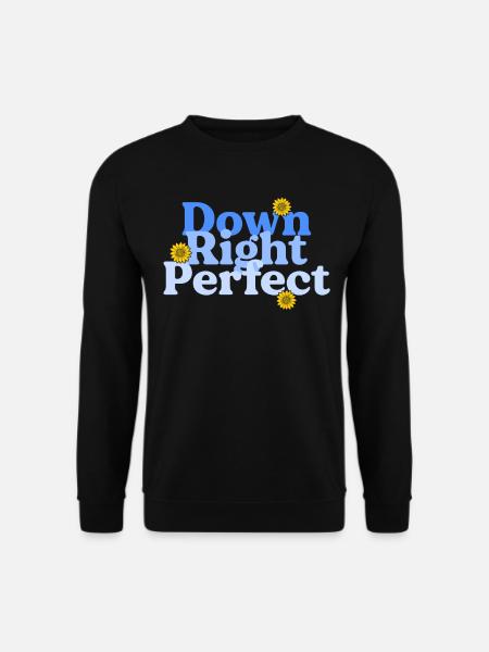 Down Right Perfect Sunflower World Down-Syndrom - Unisex Pullover - Schwarz