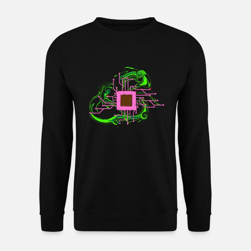 Computer CPU - Unisex Pullover - Schwarz