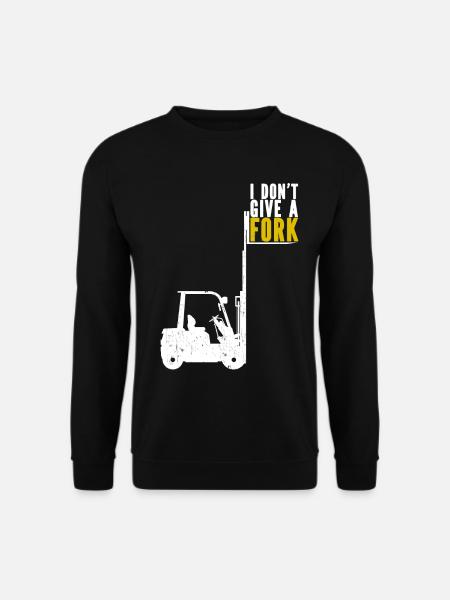 Gabelstapler Lagerist Logistiker Staplerfahrer - Unisex Pullover - Schwarz