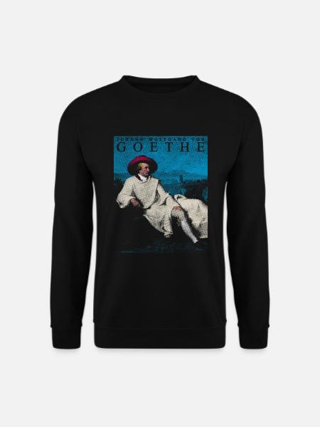 JOHANN WOLFANG VON GOETHE POP-ART LITERATUR - Unisex Pullover - Schwarz