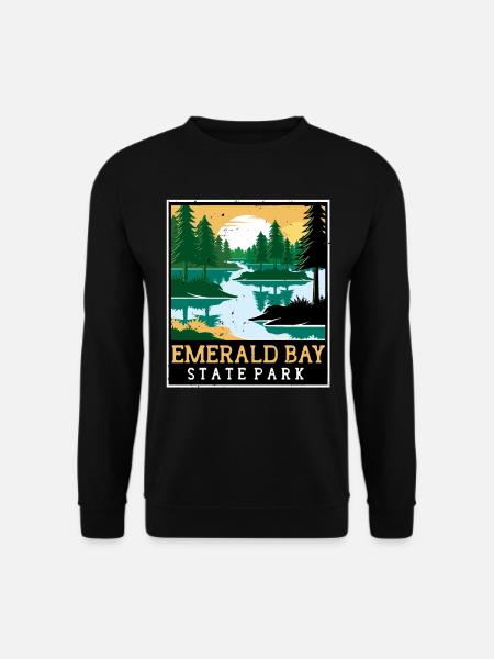 State Park Nevada Emerald Bay California Camping - Unisex Sweatshirt - black
