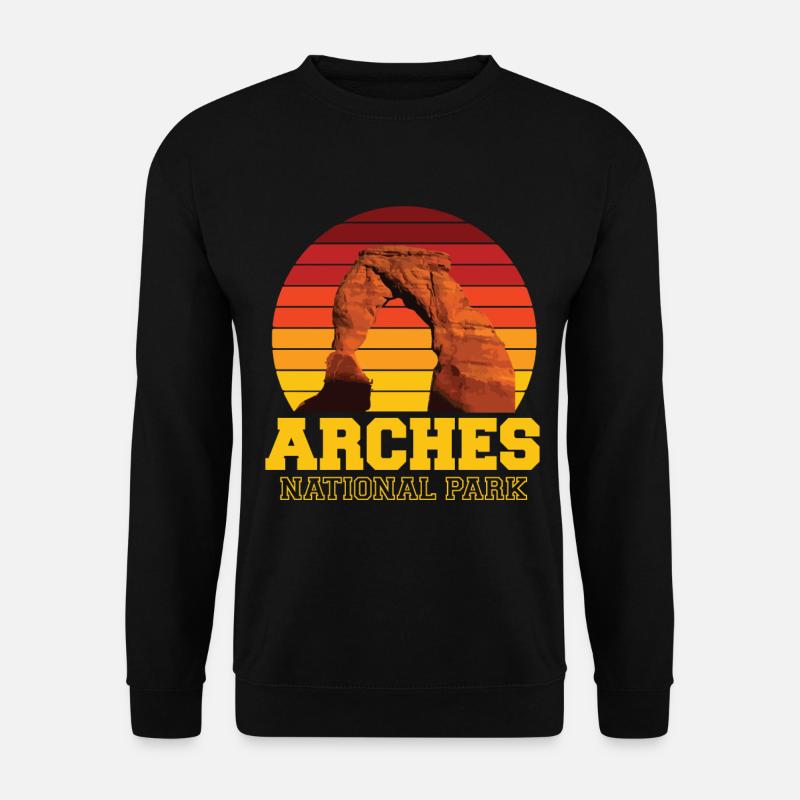 Arches Nationalpark Utah Schlucht - Unisex Pullover - Schwarz