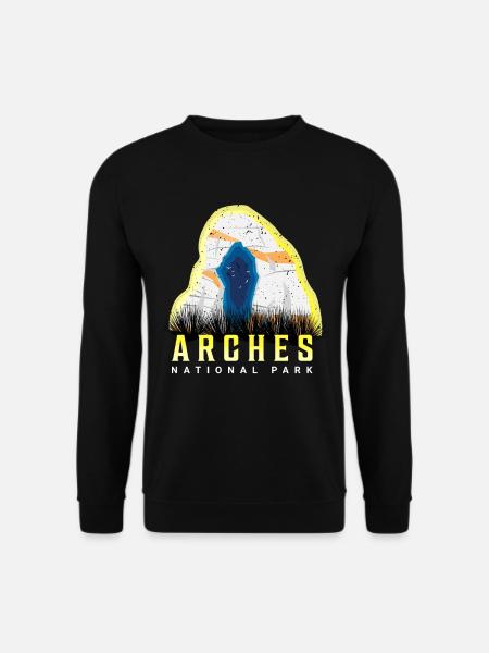 Canyon Camping Arches Nationalpark Souvenir Moab U - Unisex Pullover - Schwarz