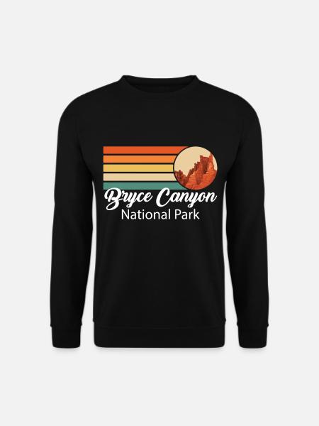 Bryce Canyon National Park Utah Rocks Souvenir Wan - Unisex Pullover - Schwarz