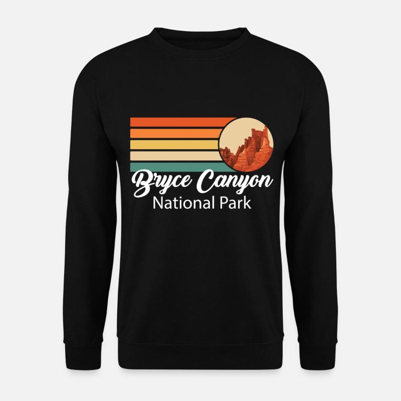 Bryce Canyon National Park Utah Rocks Souvenir Wan - Unisex Pullover - Schwarz