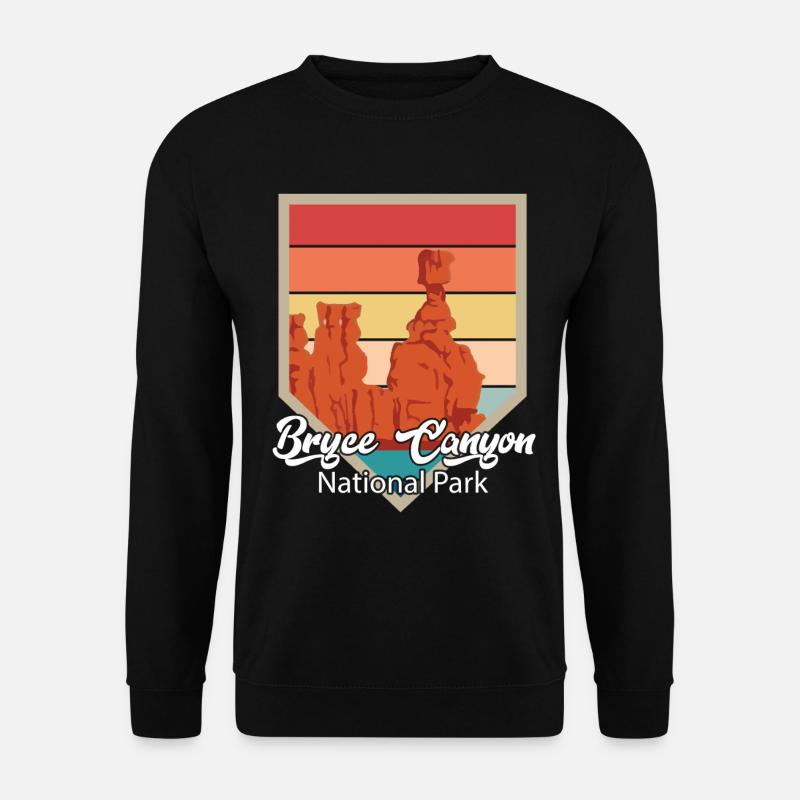 Bryce-Canyon-Nationalpark Souvenir Utah Camping - Unisex Pullover - Schwarz