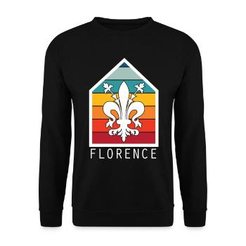 Italy Florence Tuscany Cathedral Italian Z - Unisex Sweatshirt - black - Front - Alina (178cm) & Michal (187cm)