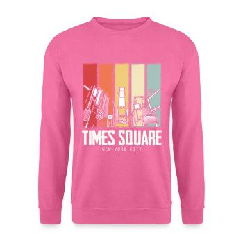 New York Souvenir Times Square NY Wanderreise Tour - Unisex Pullover - Pink - Vorne