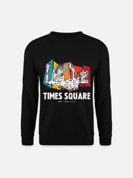 New York City Souvenir Times Square NY Tourist - Unisex Sweatshirt - black