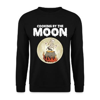 Candy Trade Halloween Party Nightmare S - Unisex Sweatshirt - black - Front - Alina (178cm) & Michal (187cm)