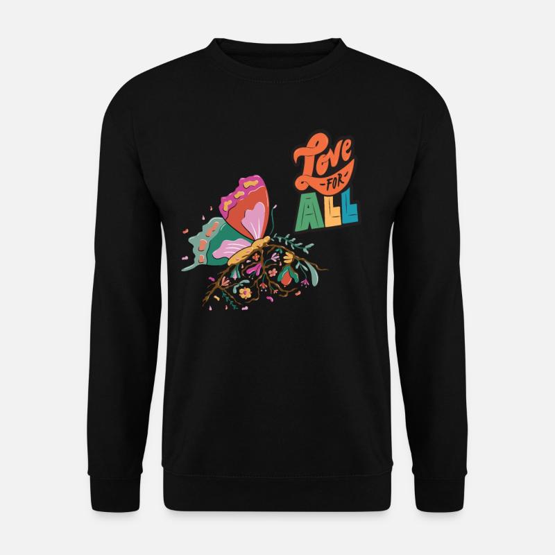 Butterfly Motivation Cute Butterflies - Unisex Sweatshirt - black