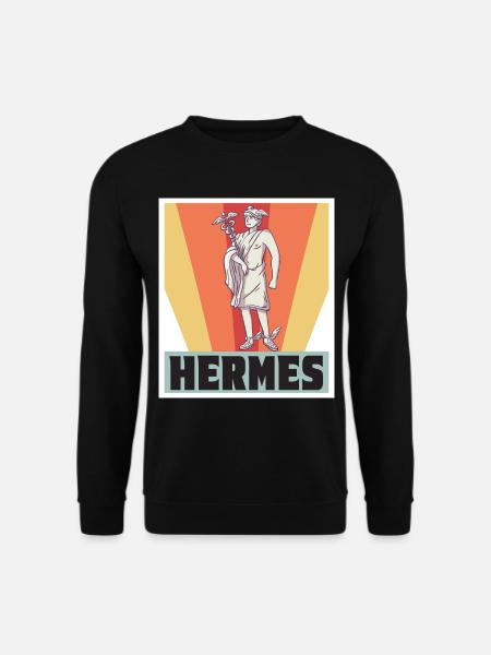 Hermes Griechenland Gott Griechische Mythologie An - Unisex Pullover - Schwarz