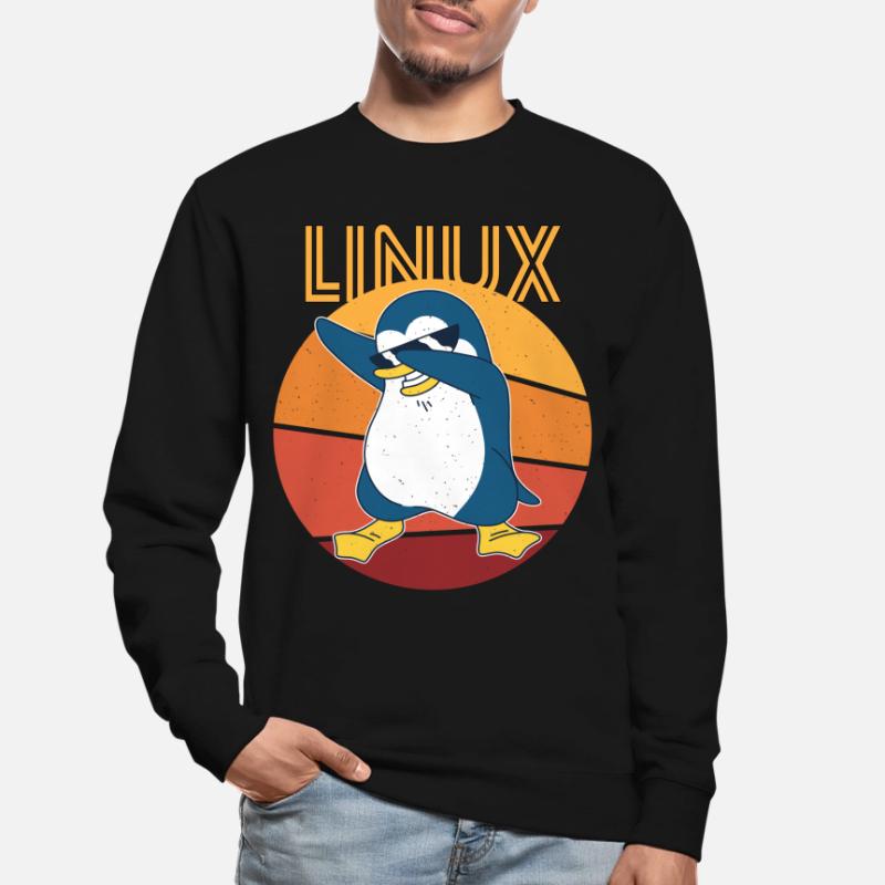 Linux Admin Cool Penguin Nerd Informatics Unisex Sweatshirt