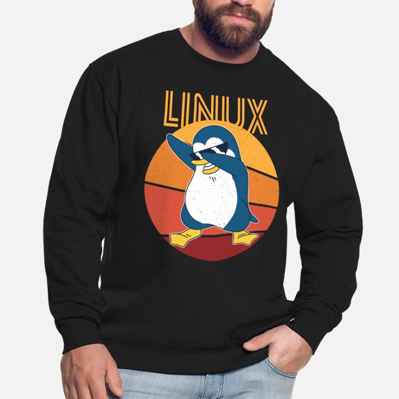 Linux Admin Cool Penguin Nerd Informatics Unisex Sweatshirt