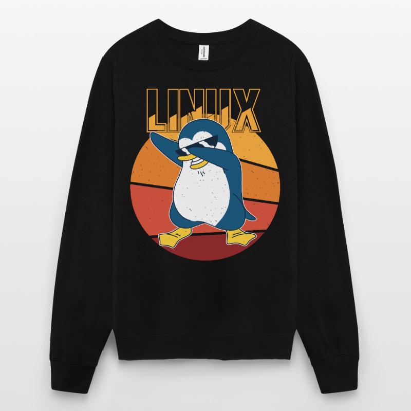 Linux Root Admin Cool Penguin Informatics Nerd Unisex Sweatshirt
