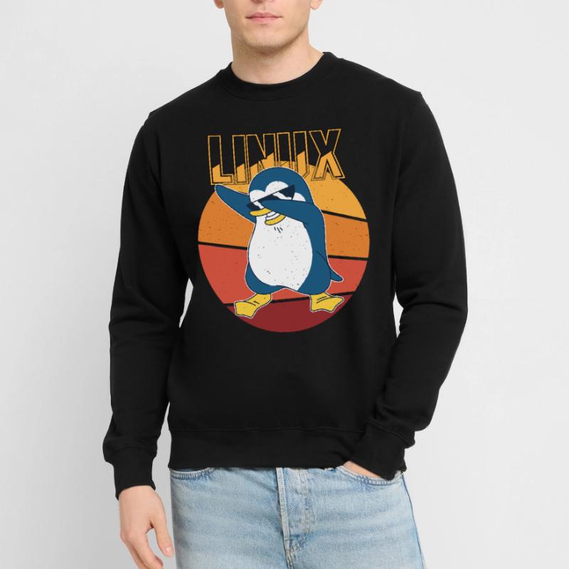 Linux Root Admin Cool Penguin Informatics Nerd Unisex Sweatshirt
