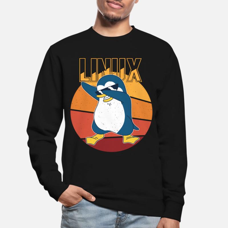 Linux Root Admin Cool Penguin Informatics Nerd Unisex Sweatshirt
