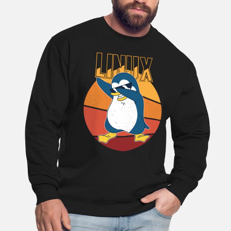 Linux Root Admin Cool Penguin Informatics Nerd Unisex Sweatshirt