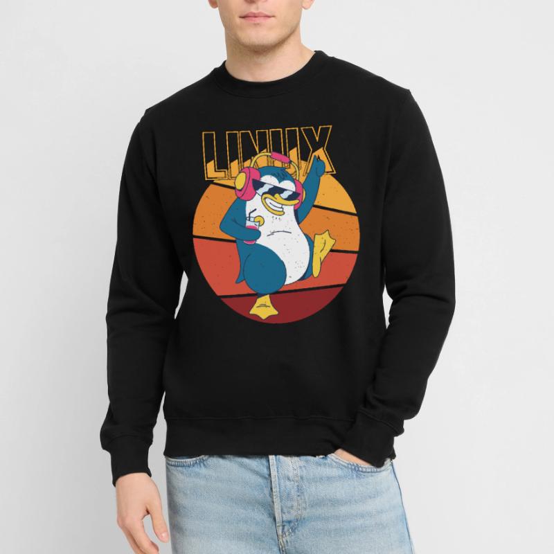 Party Linux Root Cool Penguin Nerd Game Programmer Unisex Pullover