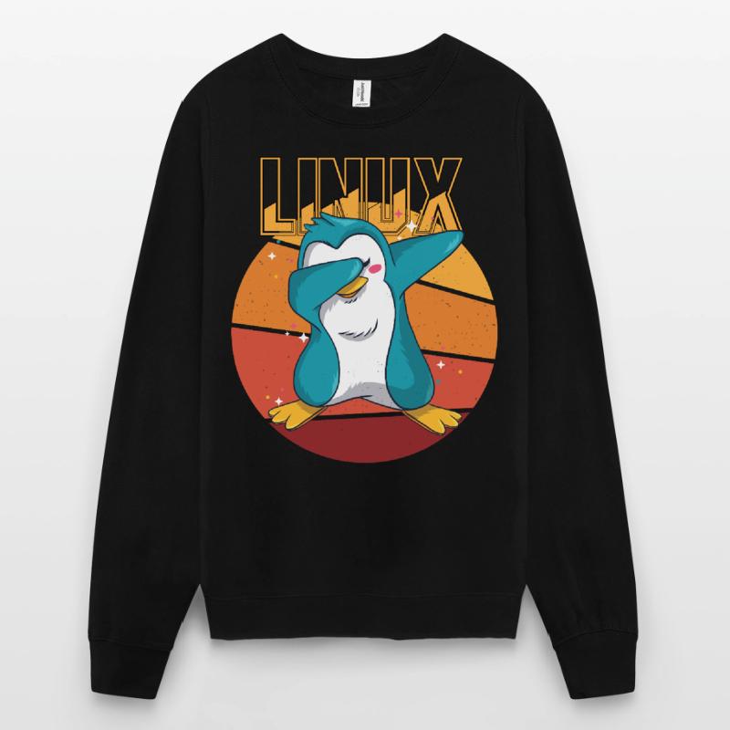 Geek Linux Root Party Penguin Nerd Programmeur Comp Sweat-shirt Unisexe